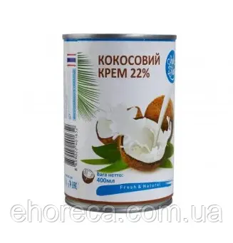 Вершки кокосові 24% 400 мл TM Luck Siam