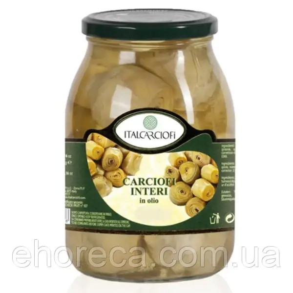 Артишоки цілі в оліі 1062мл tm Italcarciofi