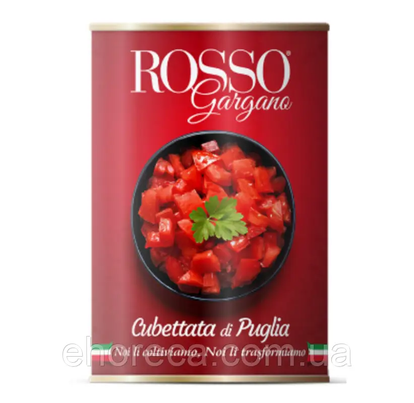 Томати пелаті різані TM Rosso Gargano 400 мл