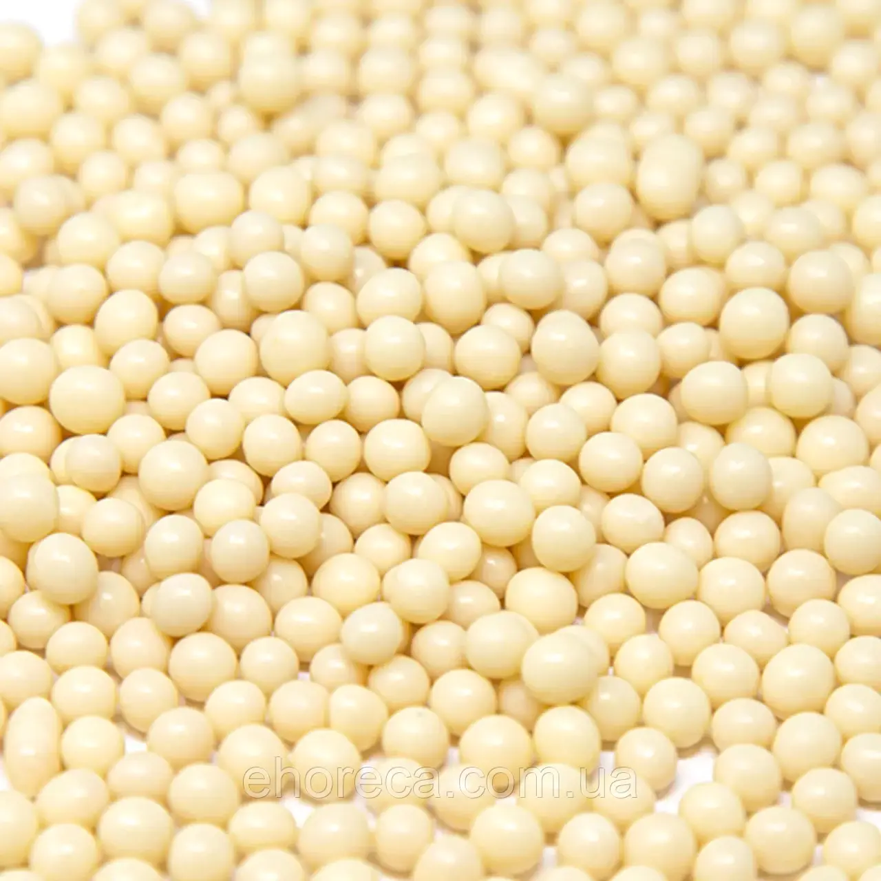 Кульки з білого шоколаду (CRUNCHY Beads white) тм IRCA
