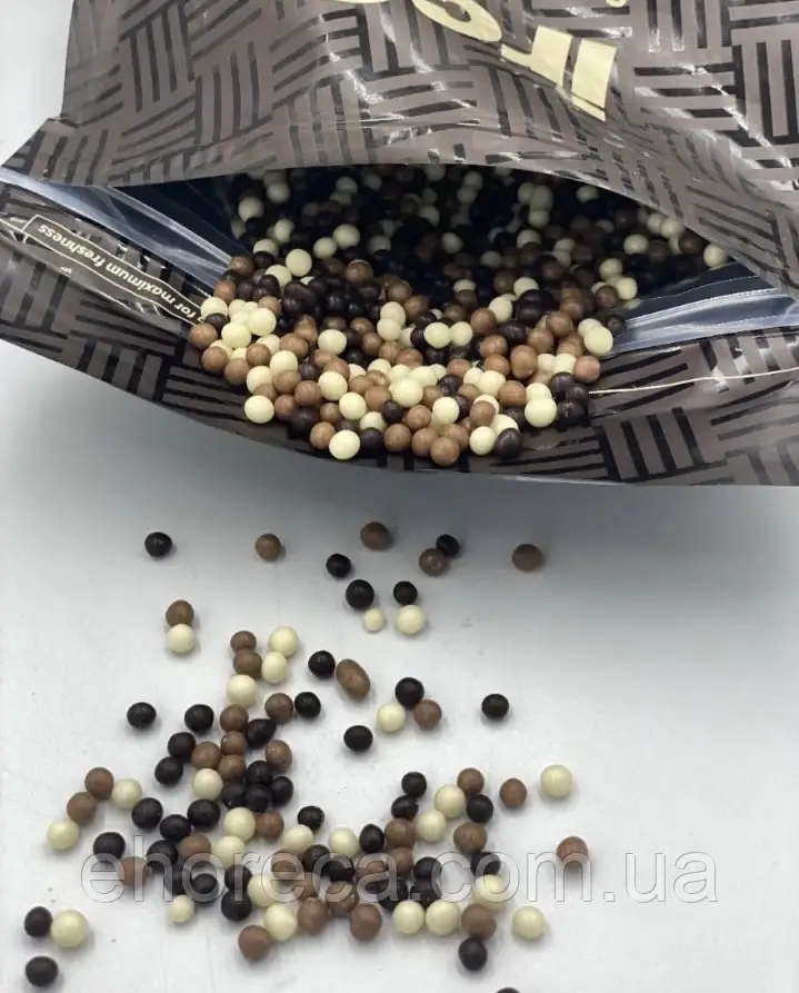 Кульки зернові в шоколаді мікс (Crunchy Beads mix) тм IRCA