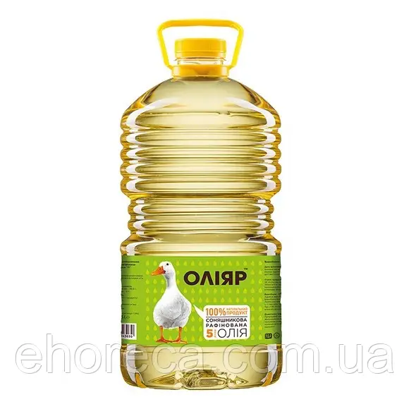 Олія соняшникова рафінована 5л ТМ Оліяр