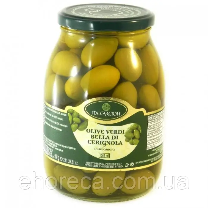 Оливки з кісточкою TM Italcarciofi 1062 мл
