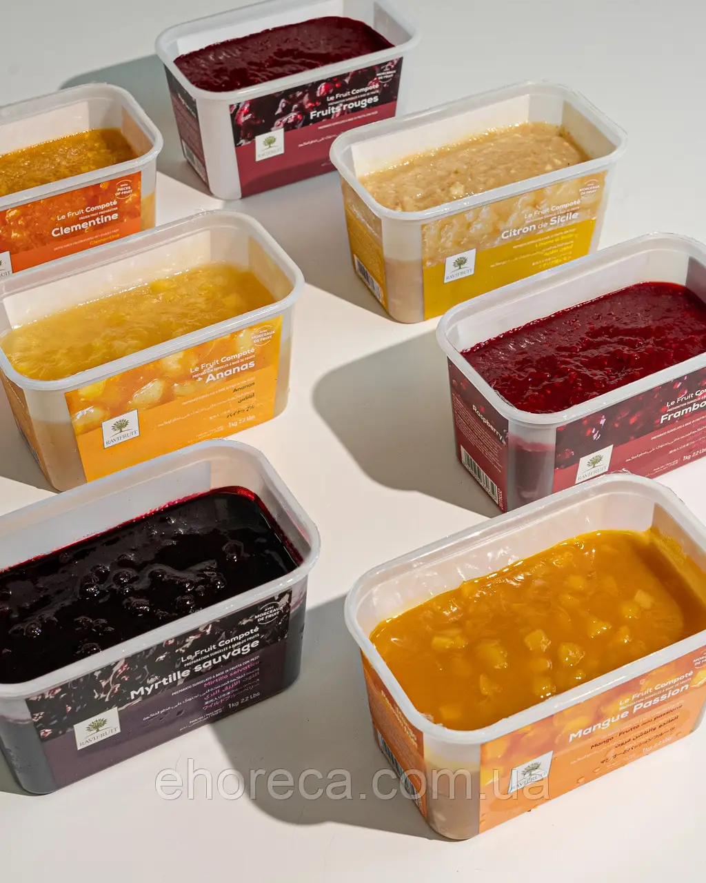 Пюре малина зі шматочками (Le Fruit Compoté) TM Ravifruit 1 кг